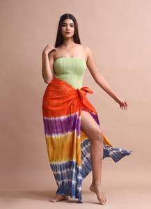 Best Selling Popular Soft Lady Design Cotton Beach Towels Comfortable Printed Custom Logo Printing Beach <b>Sarong</b> Towel - Product Image 5