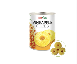 Fábrica en Vietnam, estándar ISO, mejor precio, piña en rodajas en jarra de vidrio en almíbar ligero, 580 ml, más vendida. - Product Image 1