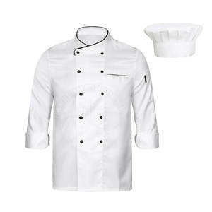 Abrigo de Chef Personalizado para Hombre, de Polialgodón, Doble Botonadura, Estilo Sólido, para Cocina, Hotel, Restaurante - Product Image 3