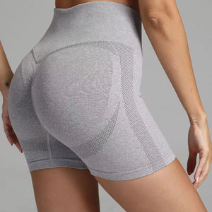 Leggings de yoga personalizados al por mayor para mujer, conjunto de yoga, pantalones cortos de equitación, leggings de gimnasio para mujer, leggings deportivos personalizados para gimnasio, fitness, entrenamiento, sin costuras - Product Image 1