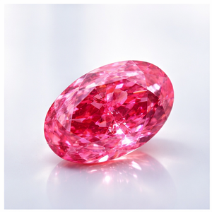 Diamante Cultivado en Laboratorio con Corte Ovalado, Color Rosa Intenso, Claridad VVS2, 3.02CT/PC, Certificado IGI de SHRAMAN DIAMOND para la Elaboración de Joyas Personalizadas - Product Image 5