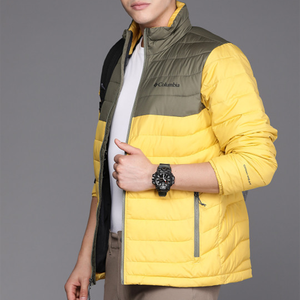 OEM Custom Men Plus Size <b>Winter</b> Quilted <b>Jacket</b> <b>Waterproof</b> Windbreaker Zipper Hoodie Embroidered Casual Snow Wear puffer hiking - Product Image 3