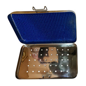 Boîte de Stérilisation pour Cassette de Matériel Chirurgical 4" 8" – Organisateur Manuel d'Équipement Chirurgical en Acier Inoxydable Réutilisable Certifié CE - Product Image 6