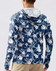 Chemise de pêche à manches longues pour homme, sweat-shirt noir à imprimé poisson, UPF 50, anti-UV, séchage rapide, polyester, pull-over - Product Image 4