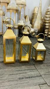 Lanterne à bougie en fer artisanale, pot en verre décoratif, style islamique, décoration d'intérieur, couleur et taille personnalisées, durable, portable, Noël, Pâques - Product Image 3
