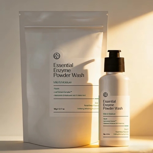 V21 Polvo Limpiador Enzimático Esencial 90g, Limpiador Exfoliante Suave con Enzima de Papaína y Cica para Piel Sensible, Bajo pH - Product Image 3