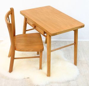 Trendy Wooden Child Chair And <b>Desk</b> Furniture Set For Children Modern <b>Study</b> And Learning Environments - Product Image 1