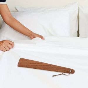 Natural Wooden Bed Sheet Fixing <b>Tool</b> For Housekeeping Hotels Homes And Daily Bedding Setup - Product Image 2