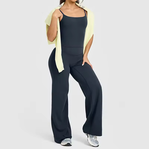 Nouvel ensemble de tenue de yoga pour femmes, débardeur respirant pour femmes, pantalon de sport, taille plus, ensembles de yoga sans couture, fitness pour femmes - Product Image 4