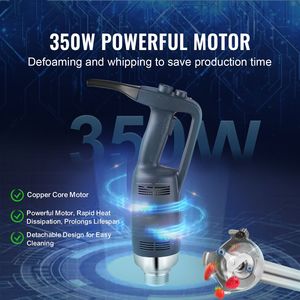 Frullatore Commerciale da 350W per Uso Intensivo con Lama a Immersione, 10 Pollici in Acciaio Inox, Velocità Variabile Continua - Product Image 2