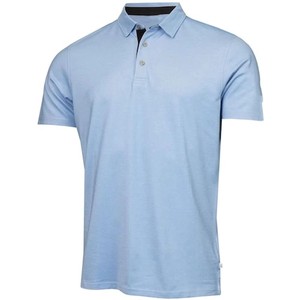 Polo homme color block à manches courtes, col classique, uniforme de golf et de tennis, impression de logo personnalisé, t-shirts polo - Product Image 1