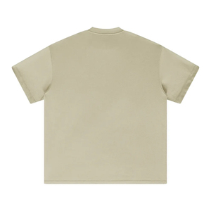 T-shirt pour homme en coton 100% de 305 grammes, vente en gros, logo personnalisé, streetwear, manches courtes - Product Image 6