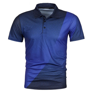 Camisa de Hombre ACE de Algodón con Estampado Geométrico y Bloques de Color, Manga Corta, Cuello Clásico, Transpirable, Corte Regular, Estilo Casual - Product Image 4