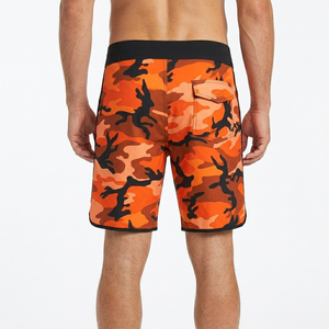 <b>Mens</b> Camouflage Printed Swim <b>Trunks</b> Quick Dry Waterproof Polyester Drawstring Closure Lightweight Beach Surf Summer Wear - Product Image 2