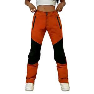 Pantalon Softshell Femme Coupe-Vent Imperméable en Polyester avec Membrane Collée, Performance Robuste, Sportif, avec Poche Zippée - Product Image 1