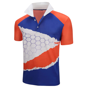 Custom Made Crew Fitness 3D Sublimation for <b>Polo</b> Shirts Printed with Digital Method Custom Sublimation - Product Image 2