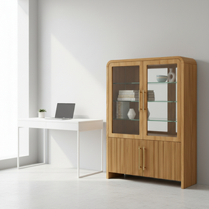 Display Cabinet Solid Wood Modern Coffee <b>Table</b> for Living Room Lounge Suite Sofa Set Living Room Furniture OEM ODM Custom Indoor - Product Image 4