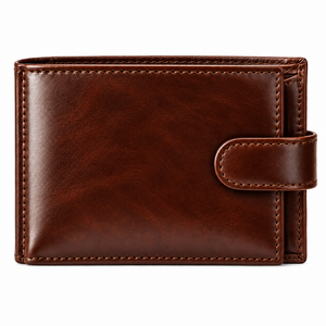 Cartera de Cuero Personalizada para Hombre, Cartera Bifold de Cuero, Tarjetero, Monedero de Bolsillo, Cartera Bifold de Cuero Unisex Personalizada - Product Image 1
