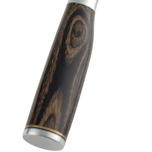Cuchillo Nakiri de 5.5 Pulgadas, Hoja de Acero Inoxidable Damasco, Mango de Madera Marrón, Cuchillo Japonés para Cortar y Rebanar Vegetales, Cuchillo de Cocina para Chef - Product Image 6