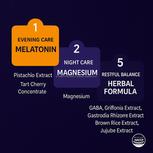 Mélatonine Complément Alimentaire Adulte Sommeil Soutien Sommeil Supplément - Product Image 3