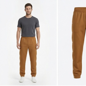 กางเกงวอร์มขาตรงสำหรับผู้ชายกางเกงทำงานสำหรับฤดูหนาว - Product Image 1