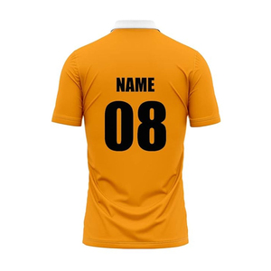 Best Selling Custom Made Cricket Uniform Set Team Logo <b>Name</b> Printing Cricket Jerseys Adult 100% Polyester Breathable - Product Image 3