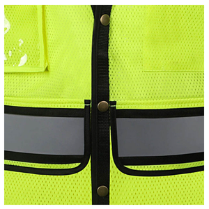 Nuevo Diseño de Ropa de Seguridad, Chaleco de Trabajo de Alta Visibilidad para Hombre, Tejido Reflectante, Ajuste Cómodo, Construcción Duradera, Ropa de Trabajo - Product Image 4