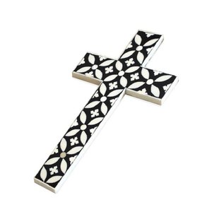 Handmade Christian Holey Cross Buffalo Bone Holey Cross Craft Pendant Wholesale by Curio Craft - Product Image 1