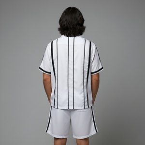 ชุดลำลองฤดูร้อนผู้ชายสั่งทำพิเศษ เสื้อแจ็คเก็ตกันลมสองชิ้น 100% ไนลอน เสื้อยืดสตรีทแวร์และกางเกงขาสั้น ชุดวอร์มผู้ชาย - Product Image 5