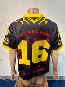 Wholesale Oversized Streetwear Jersey Custom Mesh Sports <b>Shirt</b> Unisex Hip Hop Fashion <b>T</b>-<b>Shirt</b> OEM ODM Private Label Supplier - Product Image 4