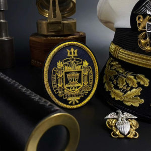 Badges en toile brodés 3D avec fil de bullion, faits à la main, haute qualité, service OEM personnalisé, logo personnalisé, couleurs personnalisées 2026 - Product Image 6