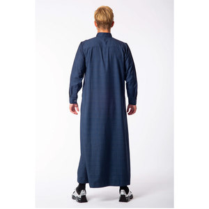 <b>Men</b> Juba Traditional Muslim Robe Comfortable Long Sleeve Islamic Clothing Loose Fit Modest Design - Product Image 2