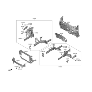 Repuestos y Accesorios para Autos y Camionetas Seltos Nuevos 64502Q5000 - Product Image 2