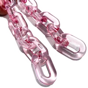 Eslabones de Cadena Grandes de Resina Transparente Ecológica y Colorida Hechos a Mano para Decoración de Paredes, Proyectos DIY y Separadores de Ambientes - Product Image 3