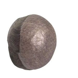 Toupee y Peluca de Cabello Humano Gris de Piel Fina, 100% Cabello Remy Indio, Rizado Kinky Yaki, Calidad Premium, Taz Hair Bangladesh, Trama Única - Product Image 4