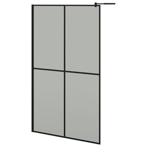Mampara de Ducha Negra de 46.5"x74.8" con Estante, Vidrio ESG y Puerta de Aluminio - Product Image 3