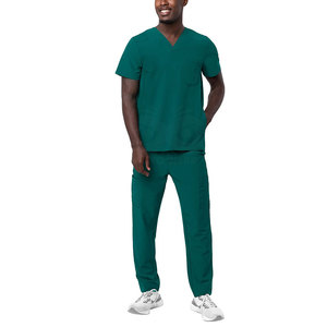 Custom Logo Nursing <b>Scrub</b> <b>Uniform</b> With Pocket Cheap Price Nursing <b>Scrub</b> <b>Uniform</b> For Men In Wholesale - Product Image 1