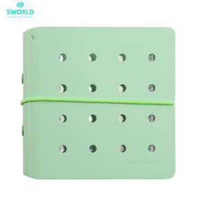 Sworld Wholesale Factory BC4223 DIY Loose Leaf Card Book 20 Pockets Steel Binder with Charm Decoration - Product Image 3