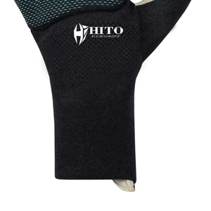 Hot Selling Custom Design Black Neoprene Soccer Goalkeeper <b>Gloves</b> with 4mm German Latex Elastic Negative Cut - Product Image 4