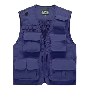 Multi bolsillos trabajo funcional pesca escalada viaje al aire libre chaleco secado rápido transpirable malla utilidad chaleco para hombres - Product Image 3