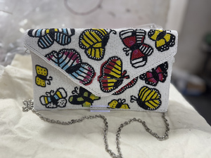 Bolsos de mano estilo bohemio con cuentas para mujer, diseño indio, hechos a mano, para fiestas, compras, eventos nocturnos, venta al por mayor, ligeros - Product Image 4