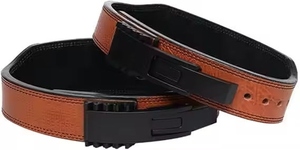 Leather <b>Weight</b> Lifting <b>Belt</b> Adjustable Waist Support Buckle Closure Strength <b>Training</b> Gym <b>Belt</b> Unisex - Product Image 2