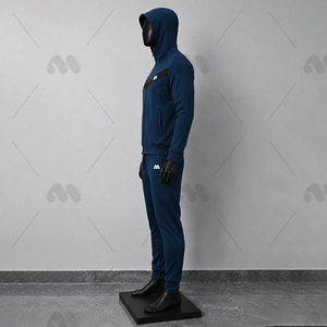 Conjunto deportivo con capucha y cremallera para hombre, conjunto de jogger de longitud completa, ropa deportiva informal, servicio OEM - Product Image 2