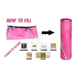 Sac de frappe en cuir haute résistance pour la boxe, le kickboxing et l'entraînement physique - Haute qualité, écologique, léger - Product Image 2