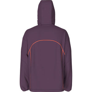 Veste coupe-vent légère pour homme, violette, à capuche, imperméable, pour le sport en plein air, l'entraînement, la course à pied, avec bordures contrastées - Product Image 5