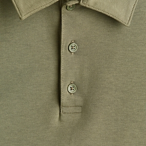 Polo décontracté pour homme 100% coton brodé à manches courtes, t-shirt tricoté, vente en gros personnalisée - Product Image 5