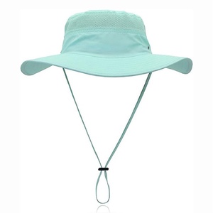 Custom Summer <b>Sun</b> Bucket <b>Hat</b> <b>Mens</b> UPF <b>Sun</b> Protection <b>Hat</b> Waterproof Fisherman for Fishing - Product Image 5