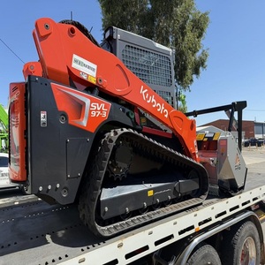 Chargeuse compacte sur chenilles Kubota Diesel, broyeur, pompe hydraulique haute performance, moment de charge élevé, construction, agriculture - Product Image 2