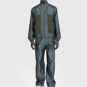 Conjunto Deportivo Impermeable de Invierno para Hombre, 100% Poliéster, con Capucha, Estampado, Resistente al Viento, Diseño Personalizado con Patrón Sólido - Product Image 6