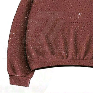 Sudadera con Capucha para Hombre, Diseño Inspirado en Diseñadores, Adornada con Cristales, Estilo Urbano, Cómoda, con Manga Larga - Product Image 3